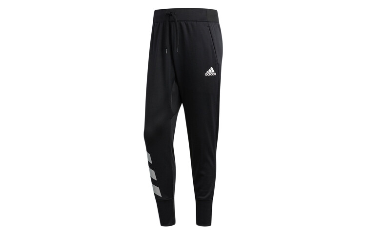 

Трикотажные спортивные штаны мужские черные Adidas, черный