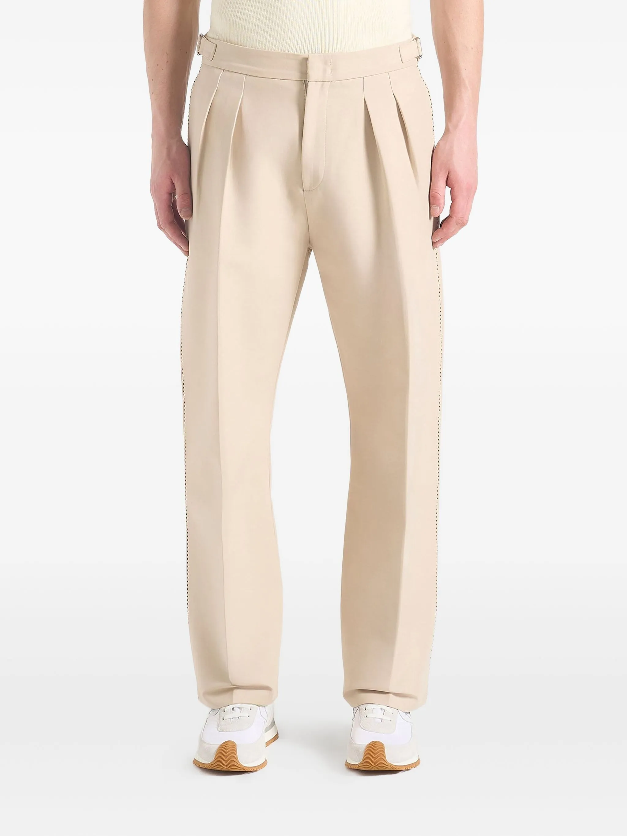 

Брюки Nolan со складками Manière De Voir, бежевый