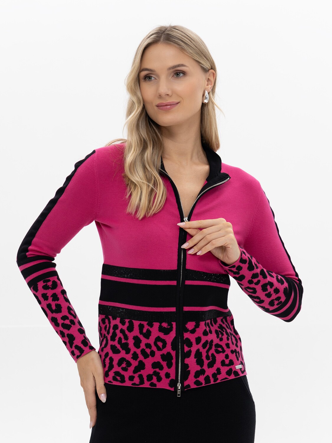 

Passioni Вязаный кардиган в цвете magenta