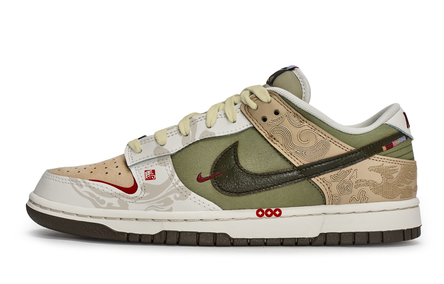 Nike Dunk Pegasus Pack Low top Skateboard Shoes мужские зеленые белые желтые — фото 3