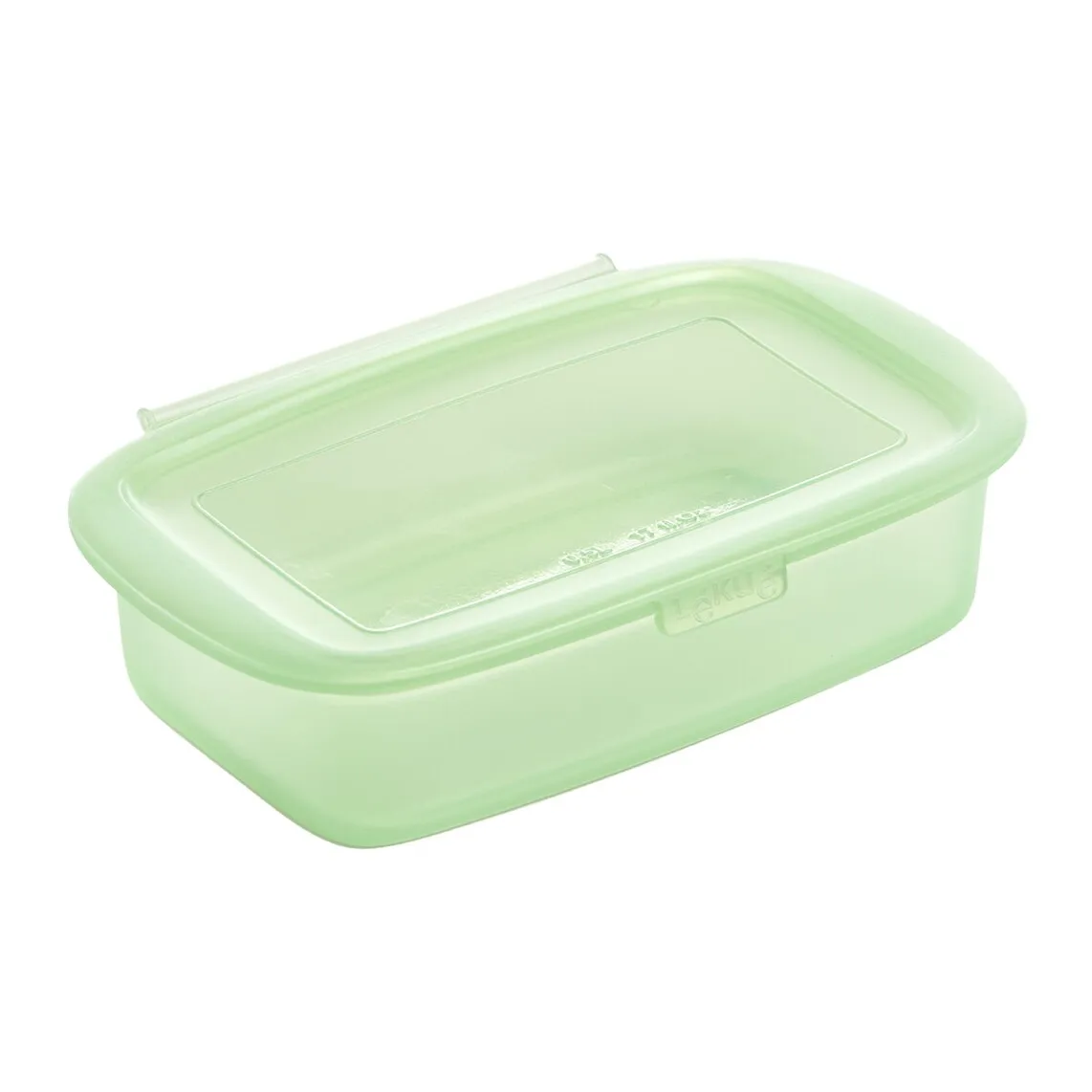 

Reuse&Reduce Многоразовый силиконовый контейнер Lékué, зеленый