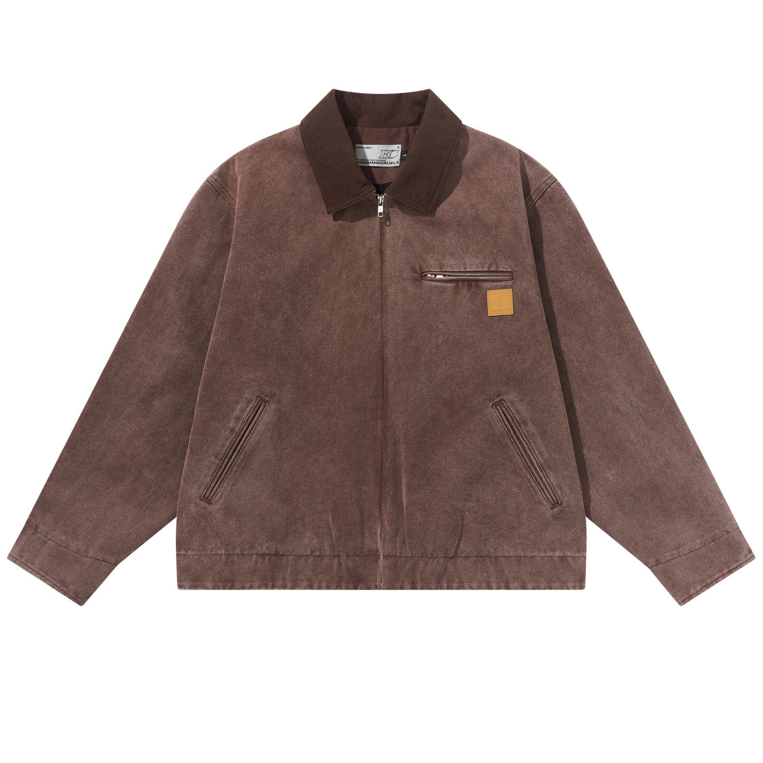 

Куртка HARSH AND CRUEL, постиранная коричневая, Серый, Куртка HARSH AND CRUEL, постиранная коричневая