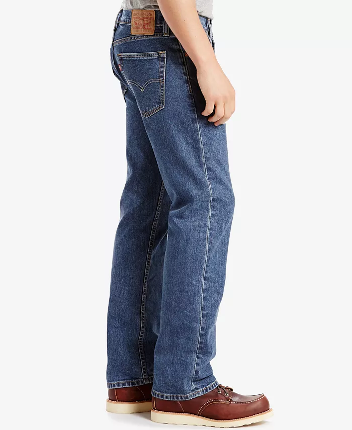 Мужские джинсы 505 Regular Fit Stretch Levi's, синий — фото 3