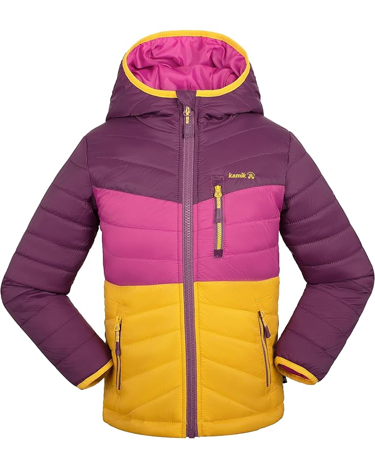 

Куртка Kamik Kids Harley Quilted Jacket, цвет Grape/Magenta