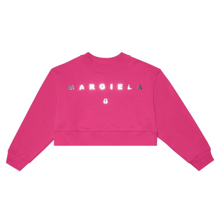 

Толстовка MM6 Maison Margiela Kids Sweatshirt, цвет Super Pink