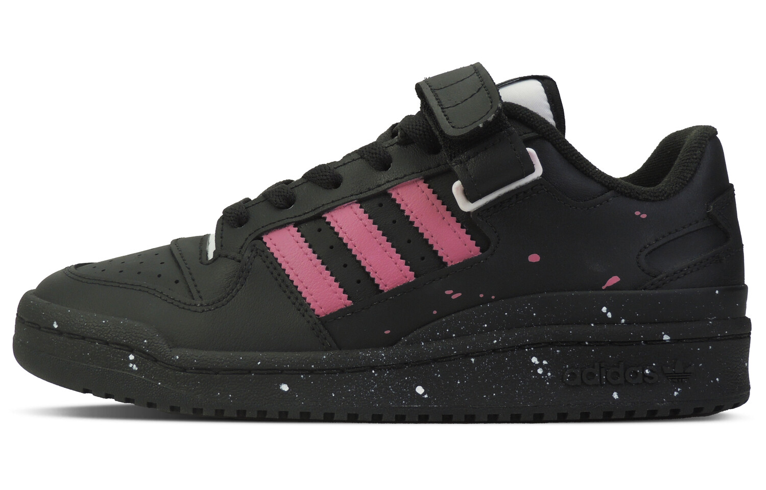 

Кроссовки adidas originals FORUM Skateboarding Shoes Unisex Low-top Black/Pink, черный/розовый