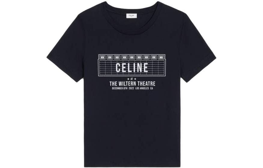 

Футболка женская черная Celine