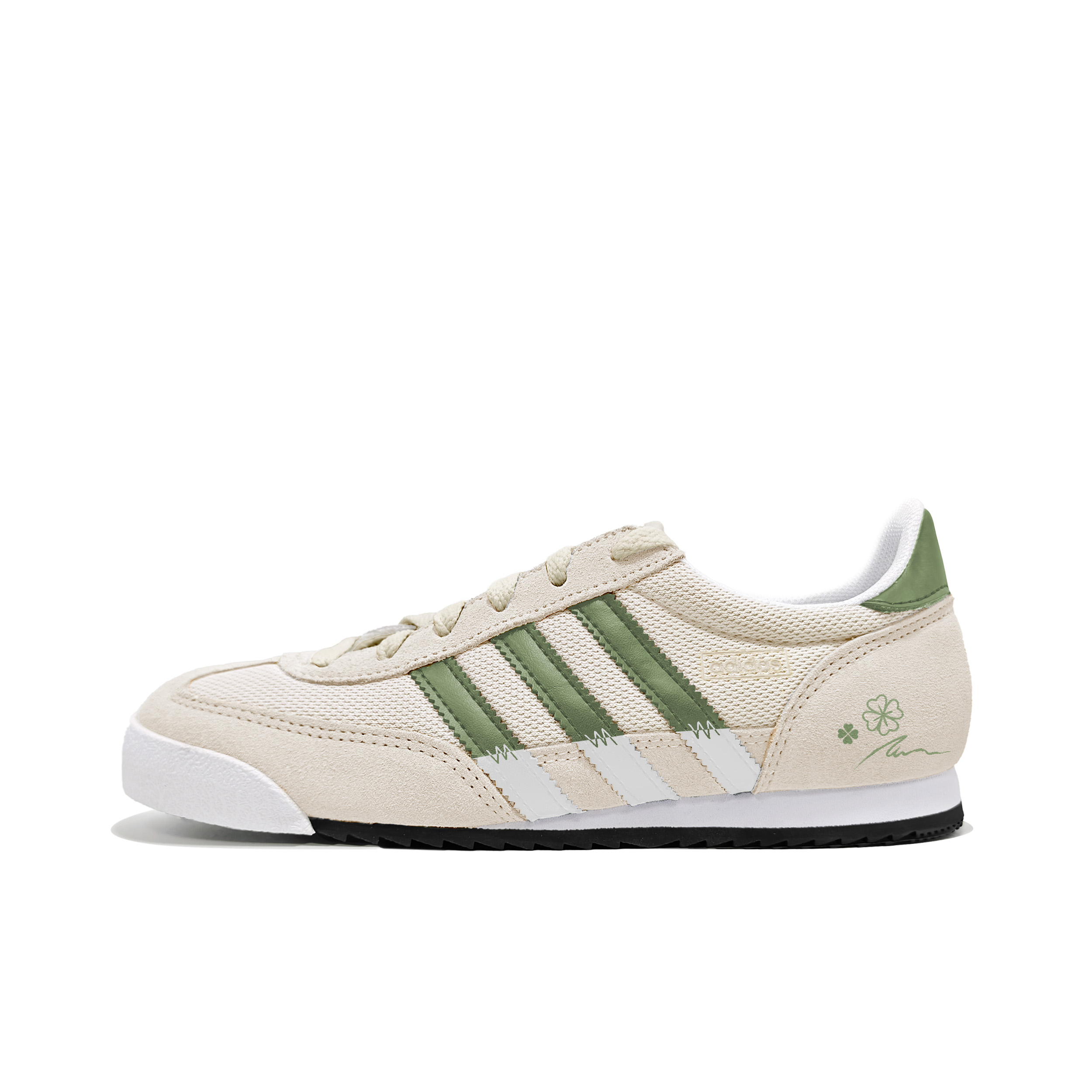 

R71 Lucky Clover устойчивые к истиранию дышащие низкие повседневные кроссовки Unisex Adidas Originals, экрю