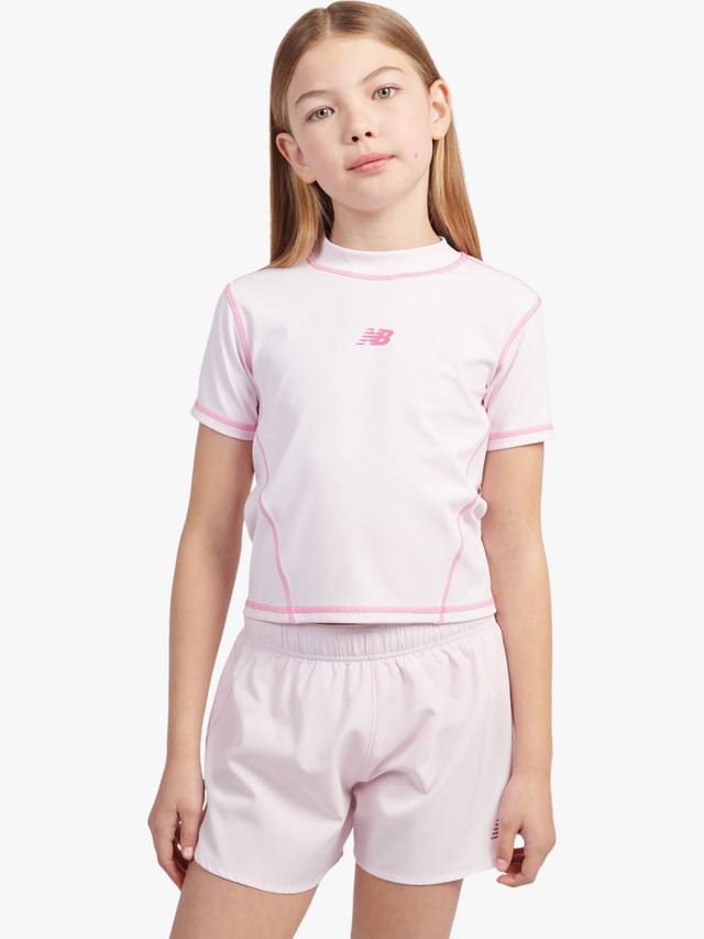 

Детская футболка Harmony приталенная New Balance, Light Raspberry