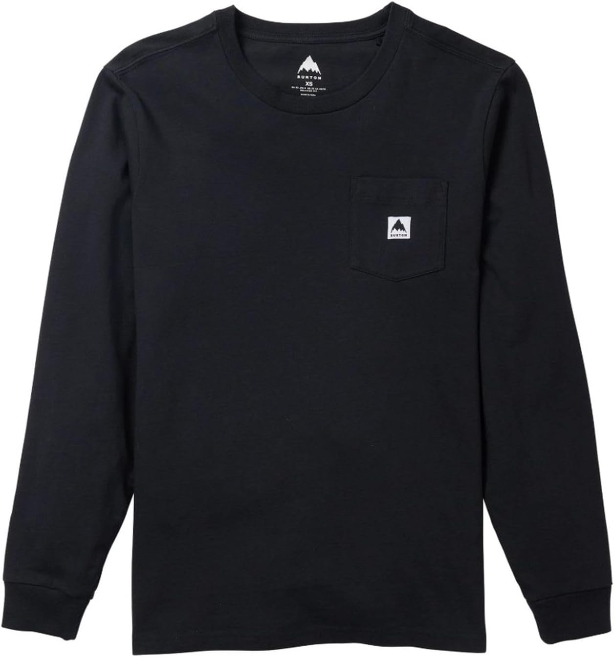 

Футболка Burton Men's Colfax из органического хлопка с длинным рукавом, True Black