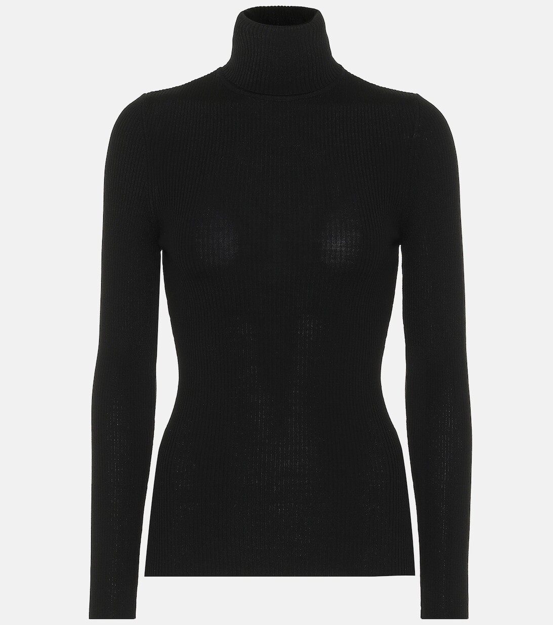 

Свитер с высоким воротником из шерсти мериноса WOLFORD, черный
