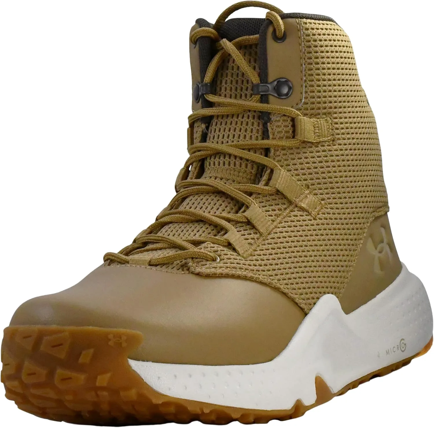Мужские тактические и военные ботинки Under Armour Micro G Stellar Mid, коричневый