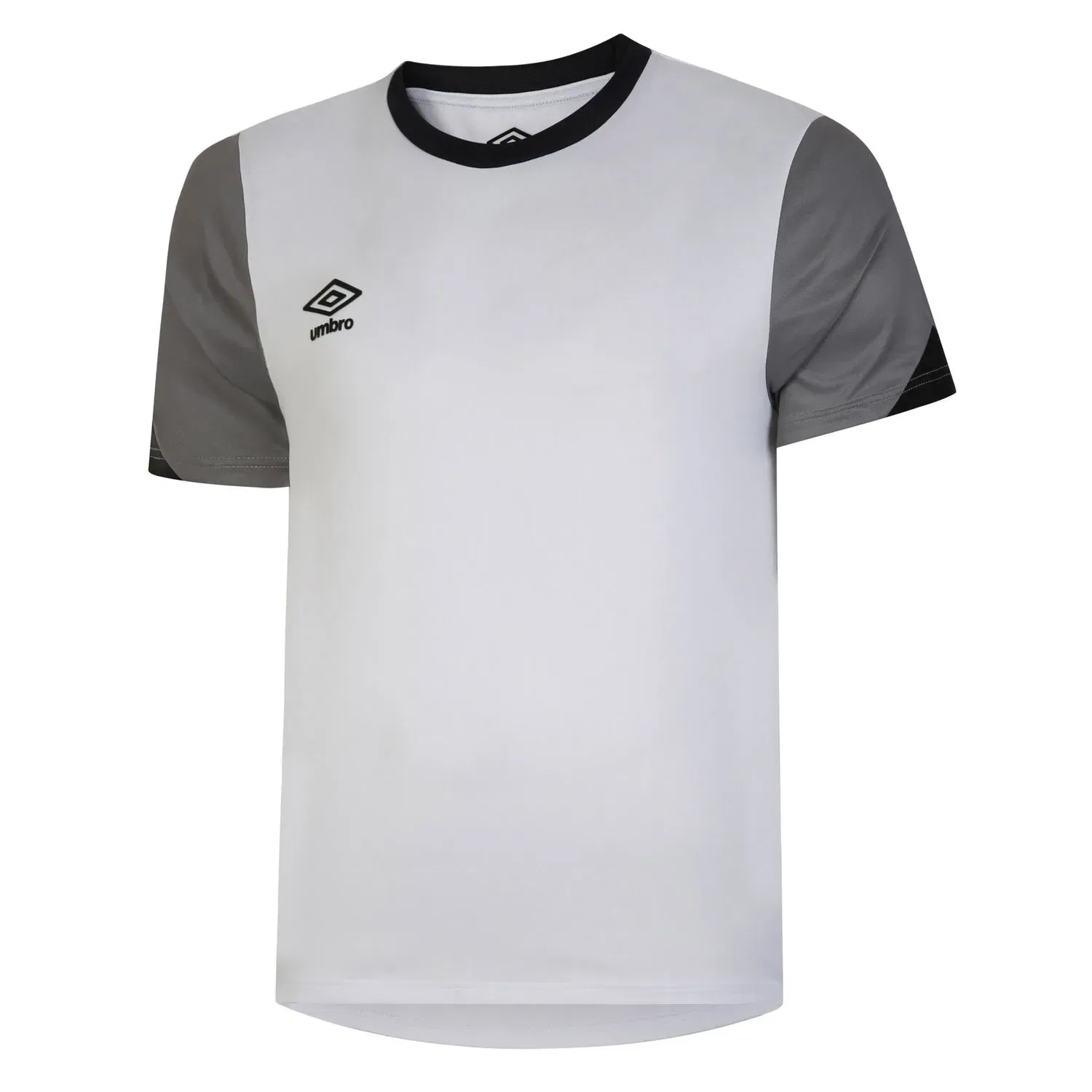 Футболка тренировочная с контрастными рукавами Umbro, белый