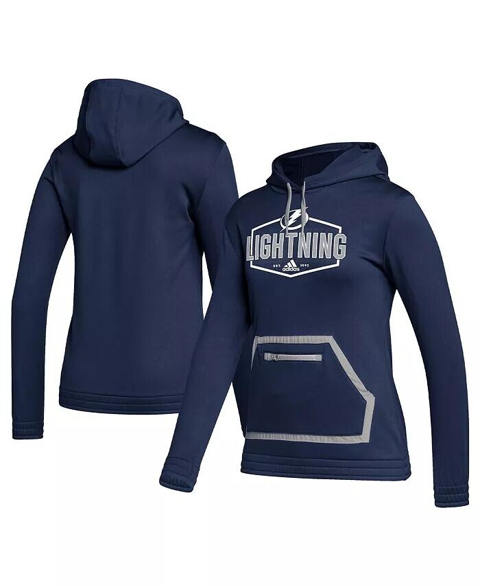 

Женский пуловер с капюшоном Royal Tampa Bay Lightning Team Issue Adidas