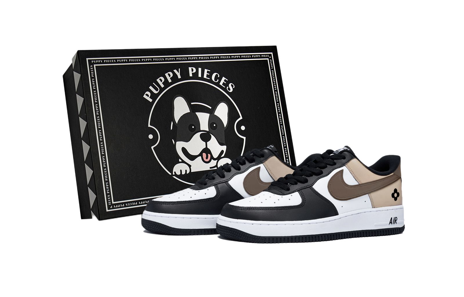 

Nike Air Force 1 Rose Latte, эксклюзивные нескользящие низкие кроссовки для скейтбординга, мужские, белые, коричневые