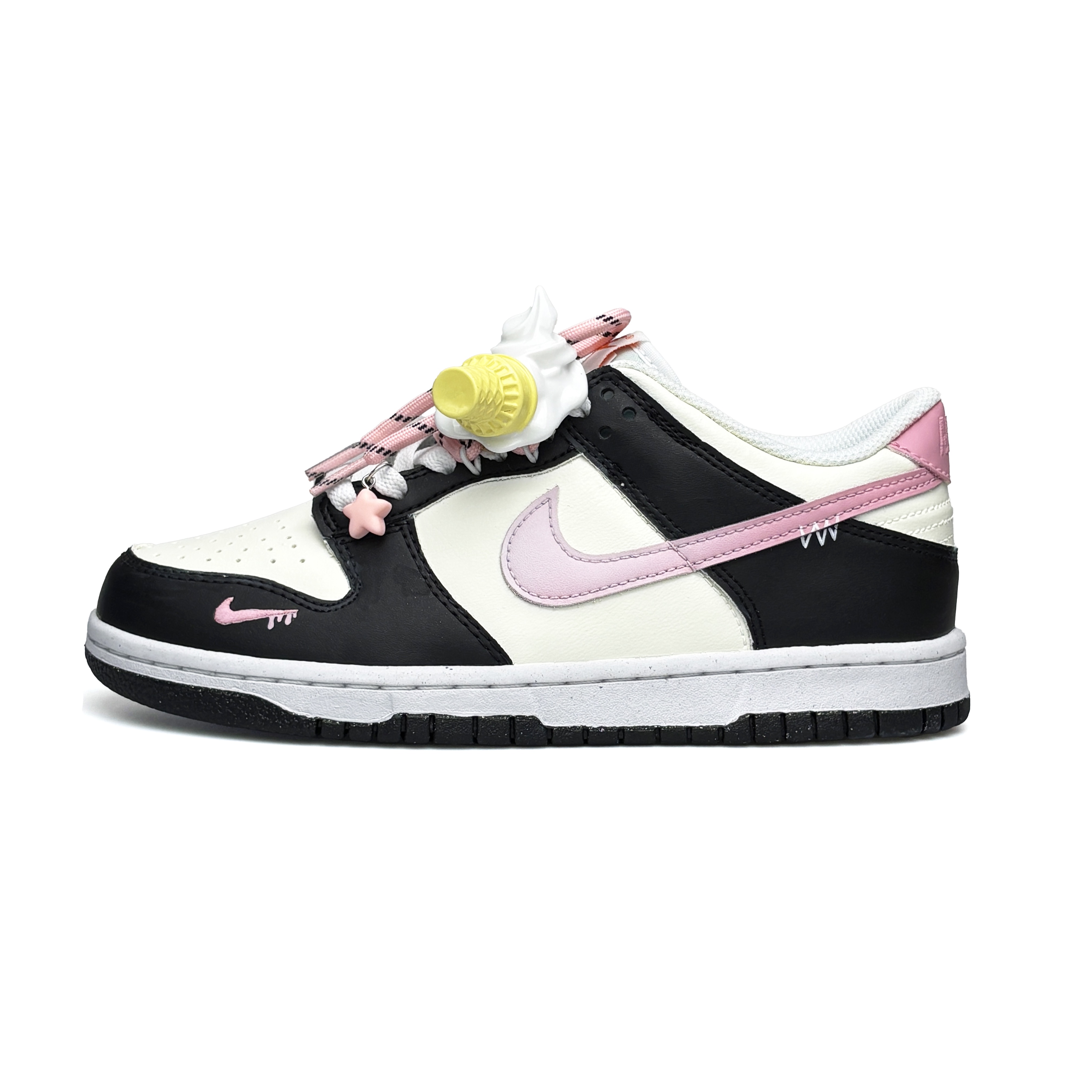 

Nike Детские кроссовки для скейтбординга Dunk Summer Ice Cream с противоскользящим покрытием, износостойкие, низкие, для подростков