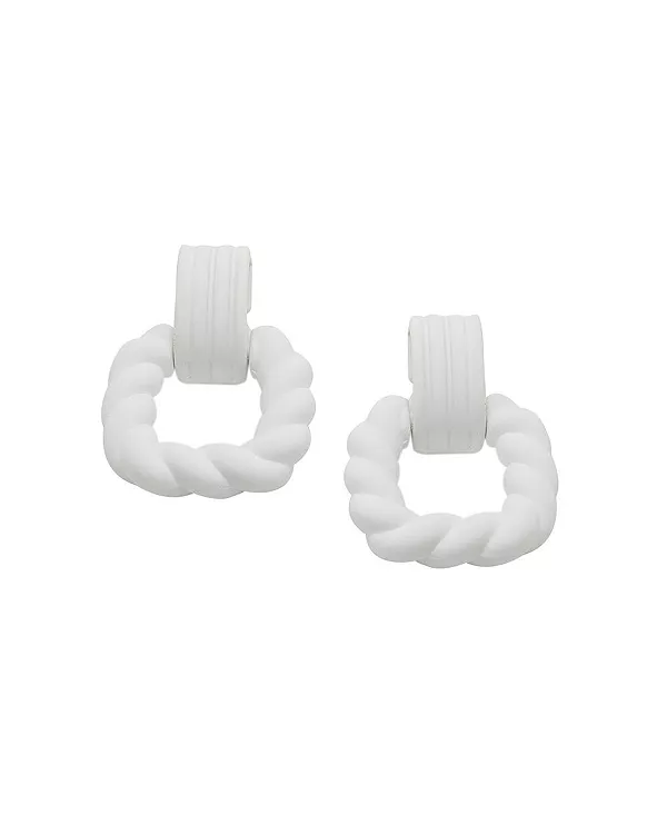 

Женские серьги-капельки из веревки Sohi, white