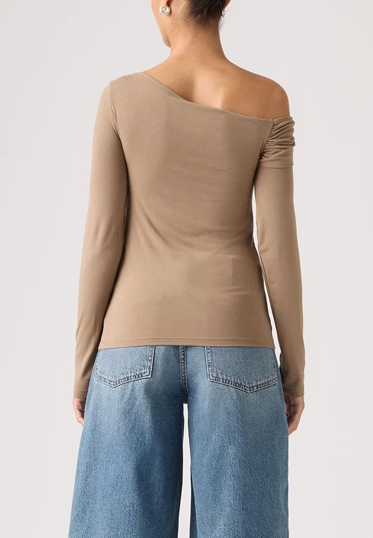 Топ женский, с длинным рукавом, с открытыми плечами, Clara, Levi's, мультиколор — фото 2