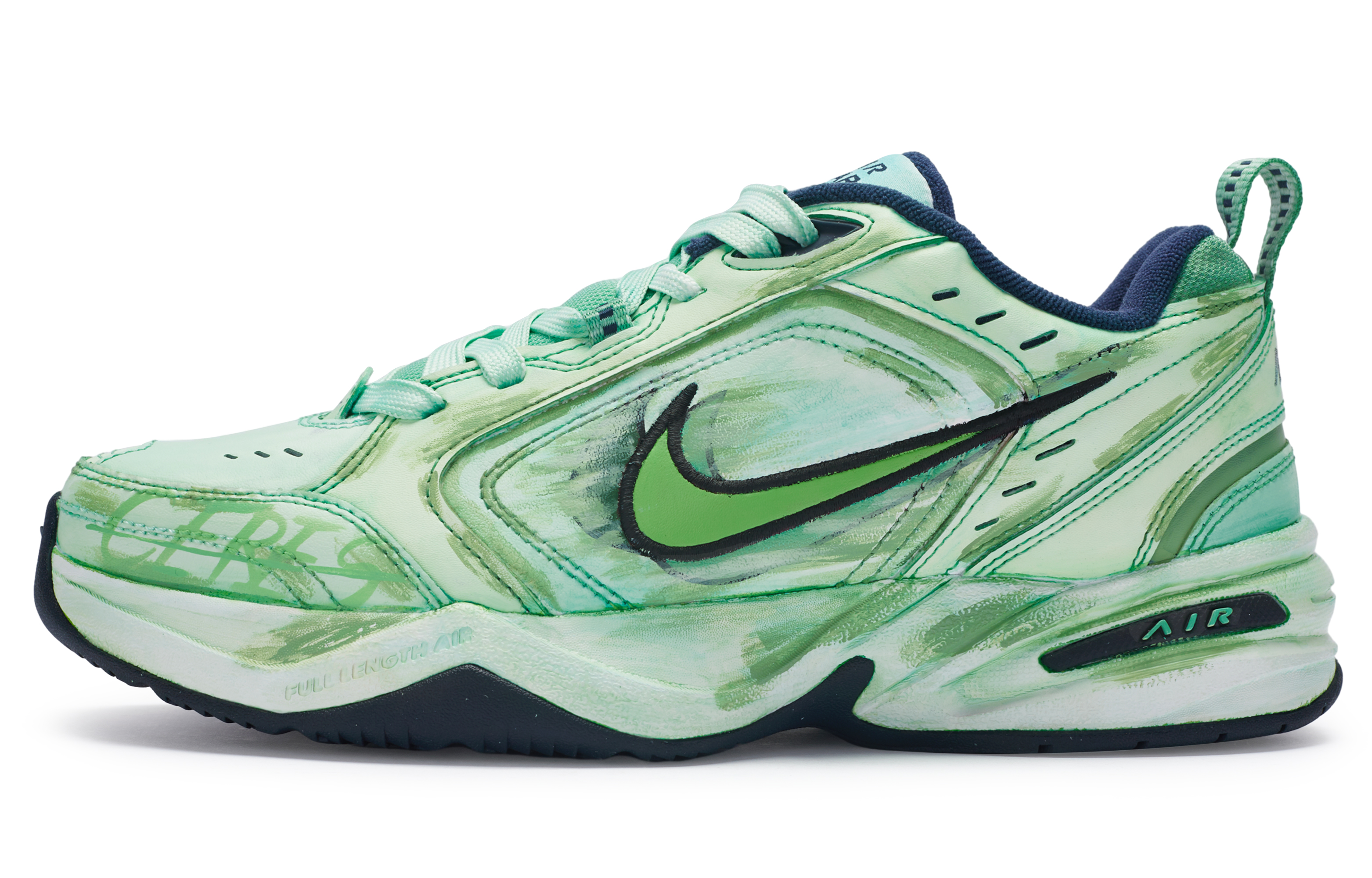 

Кроссовки Nike Air Monarch 4 Chunky Sneakers Unisex Low-top Green, зеленый