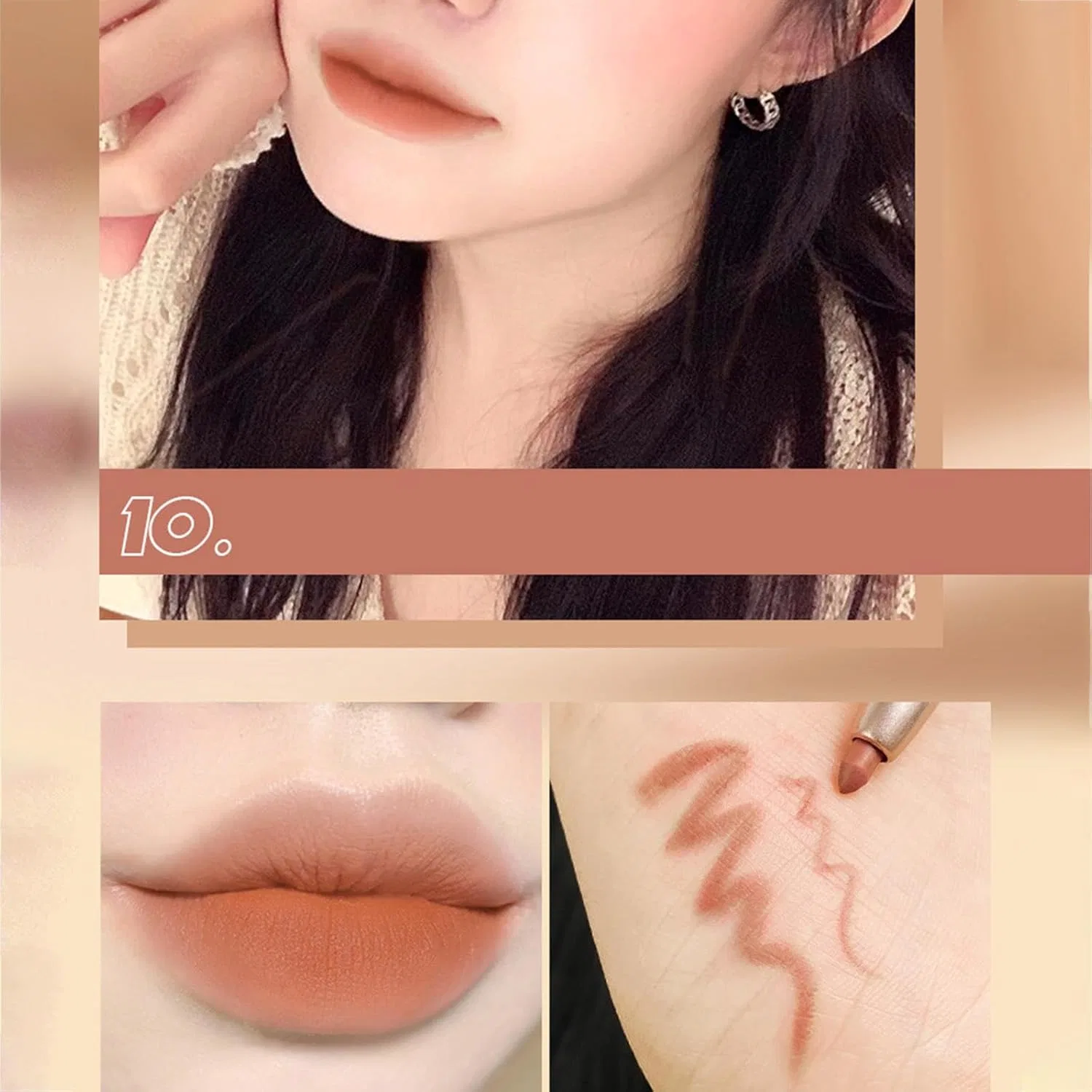Карандаш для губ матовый Lip Liner объем 1 шт цвет J — фото 3