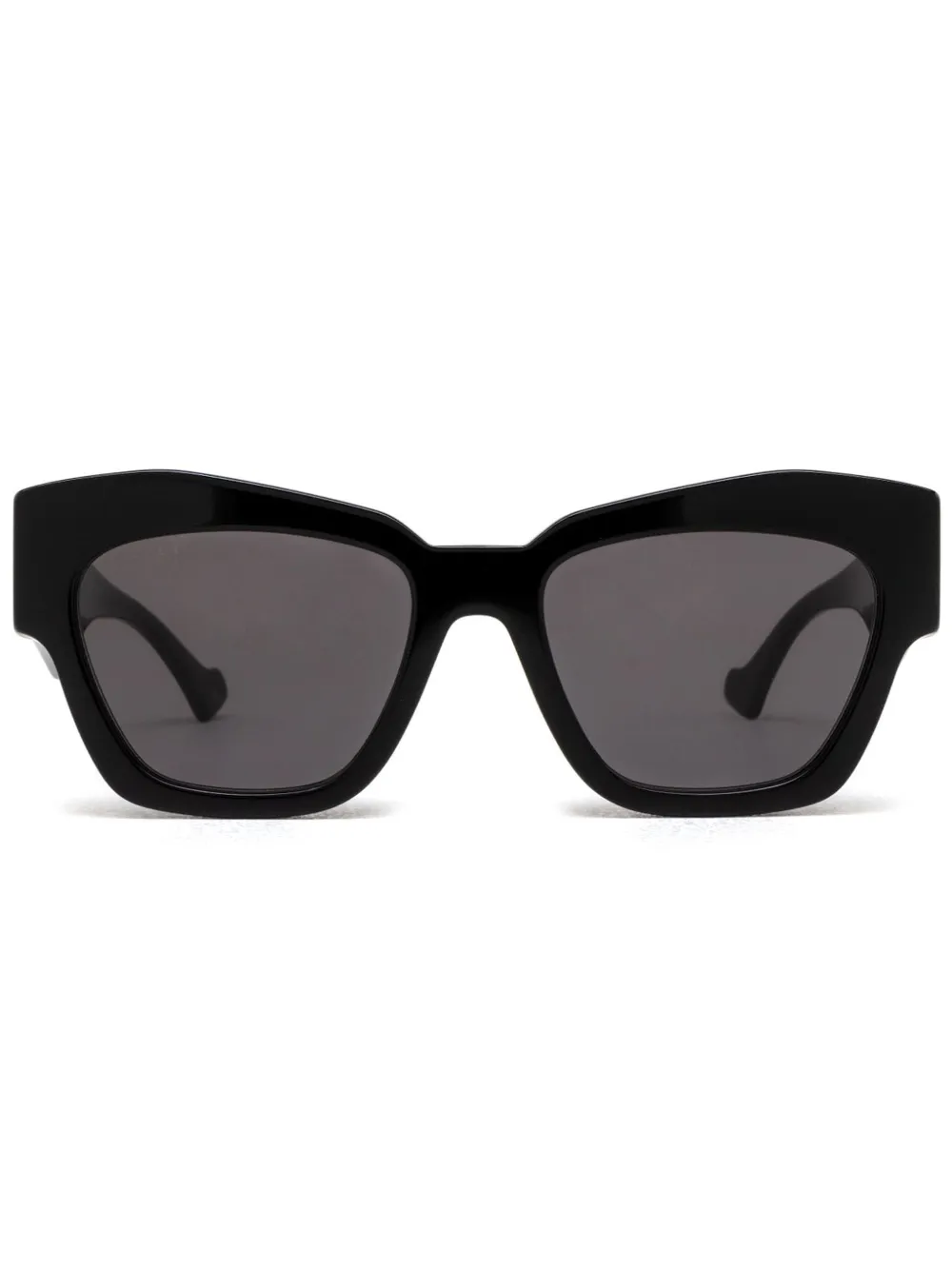 

Солнцезащитные очки Gene в оправе 'кошачий глаз' с логотипом FF Gucci Eyewear, черный
