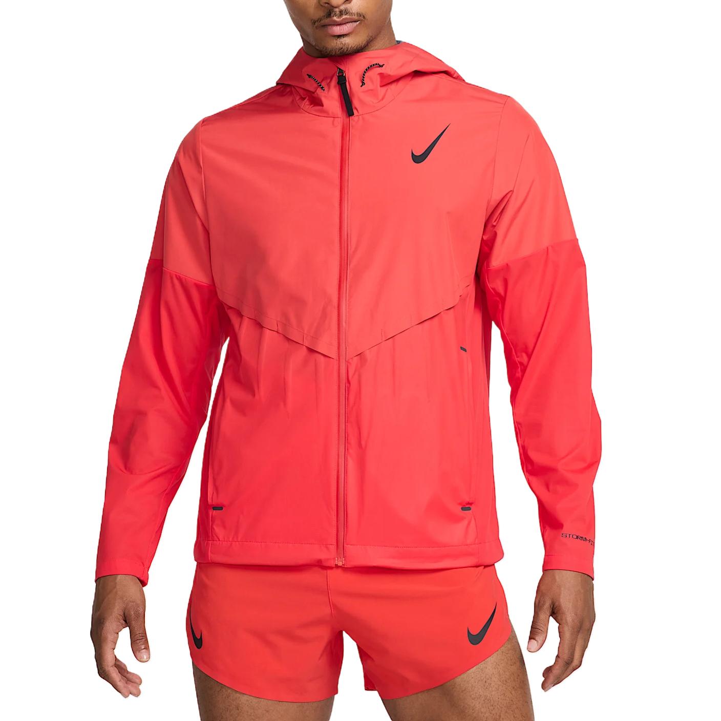 

Nike Мужская беговая куртка Storm FIT Aerogami, Light Crimson