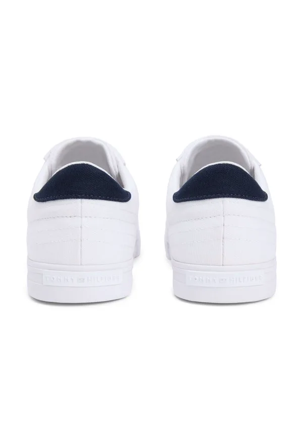 Кроссовки с тиснением по холсту Tommy Hilfiger, White — фото 3