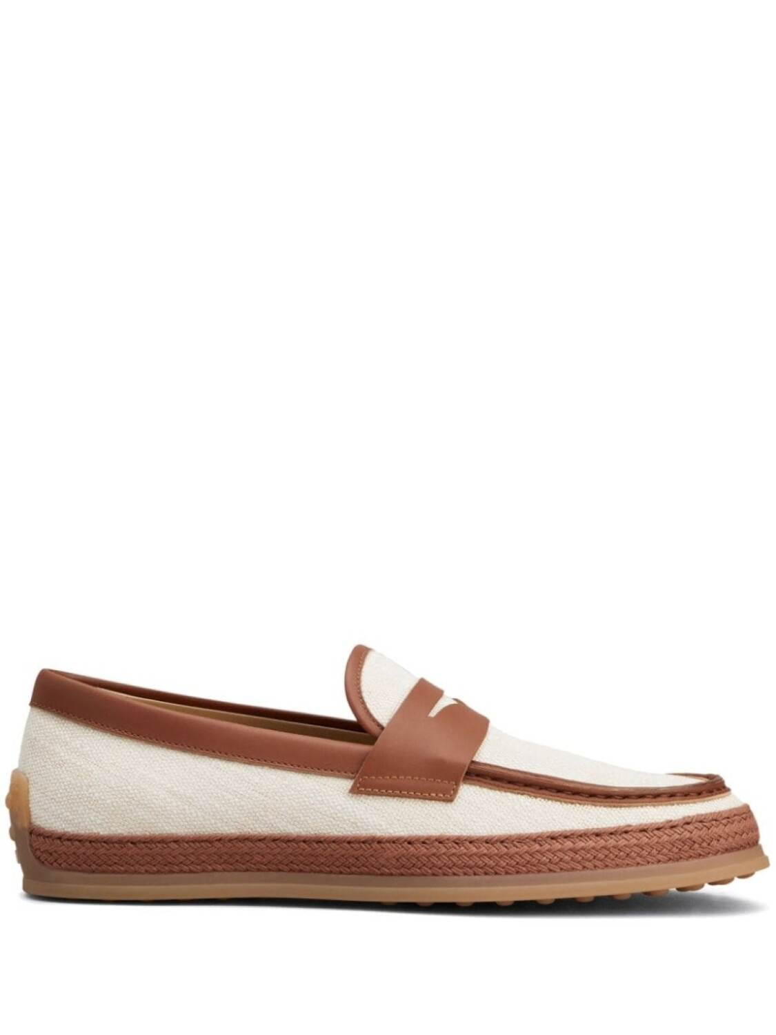 

Tod's лоферы Gommino в стиле колор-блок, нейтральный цвет