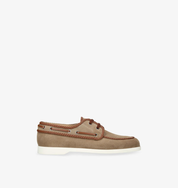 

Замшевые мокасины Vlogo Valentino Garavani, коричневый