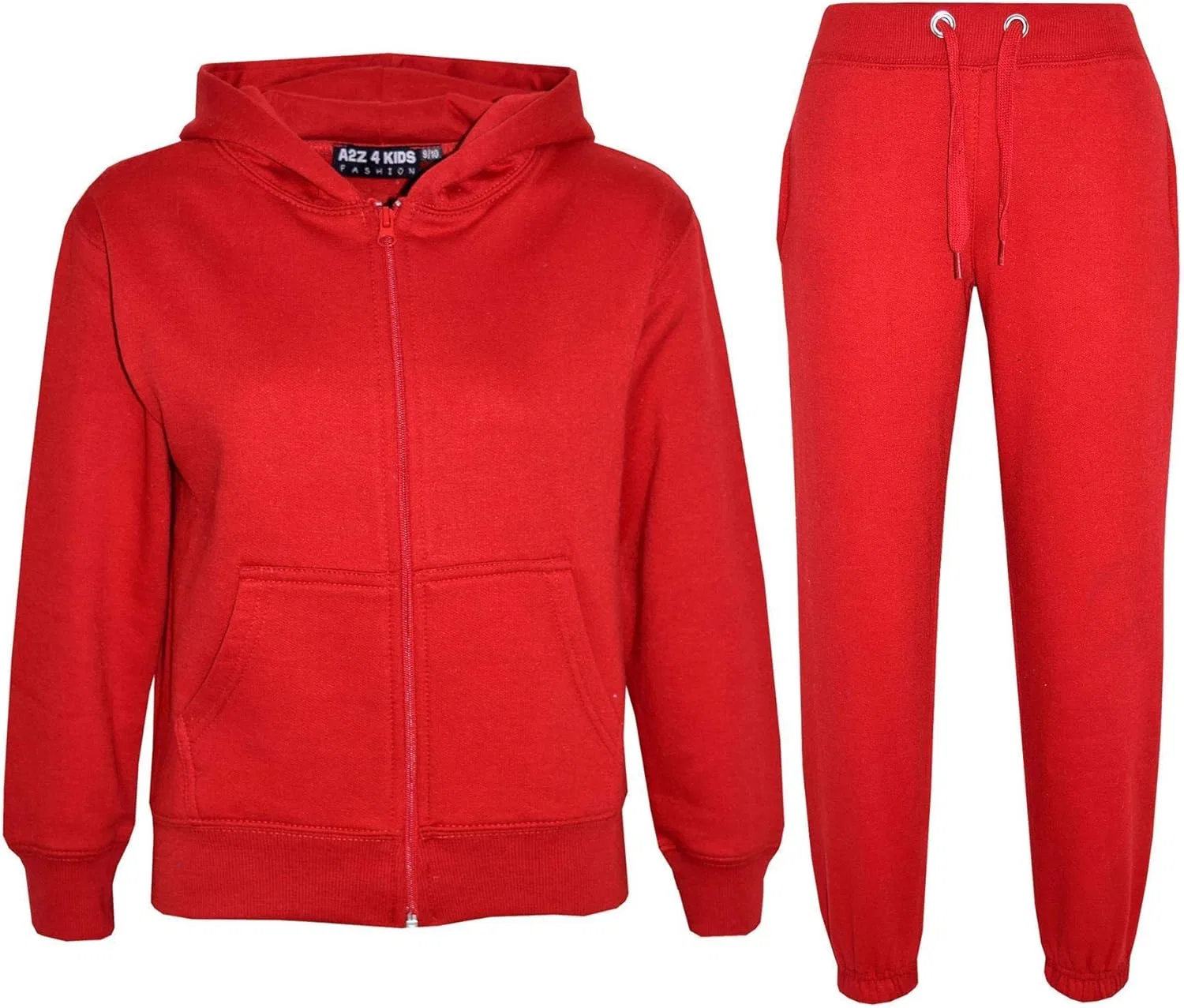 Детский спортивный костюм с капюшоном и штанами A2Z 4 Kids, Red
