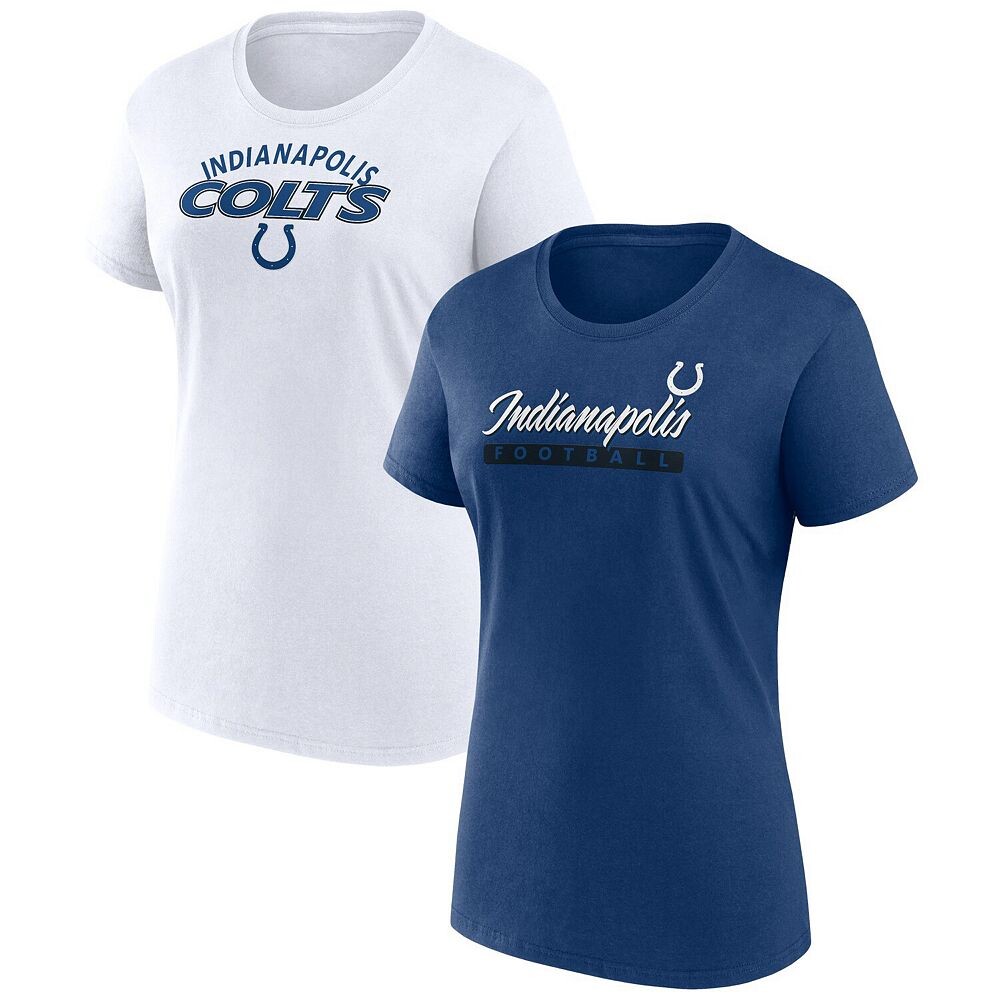 

Набор женских футболок Fanatics с фирменным логотипом Indianapolis Colts Risk, цвет Clt Blue