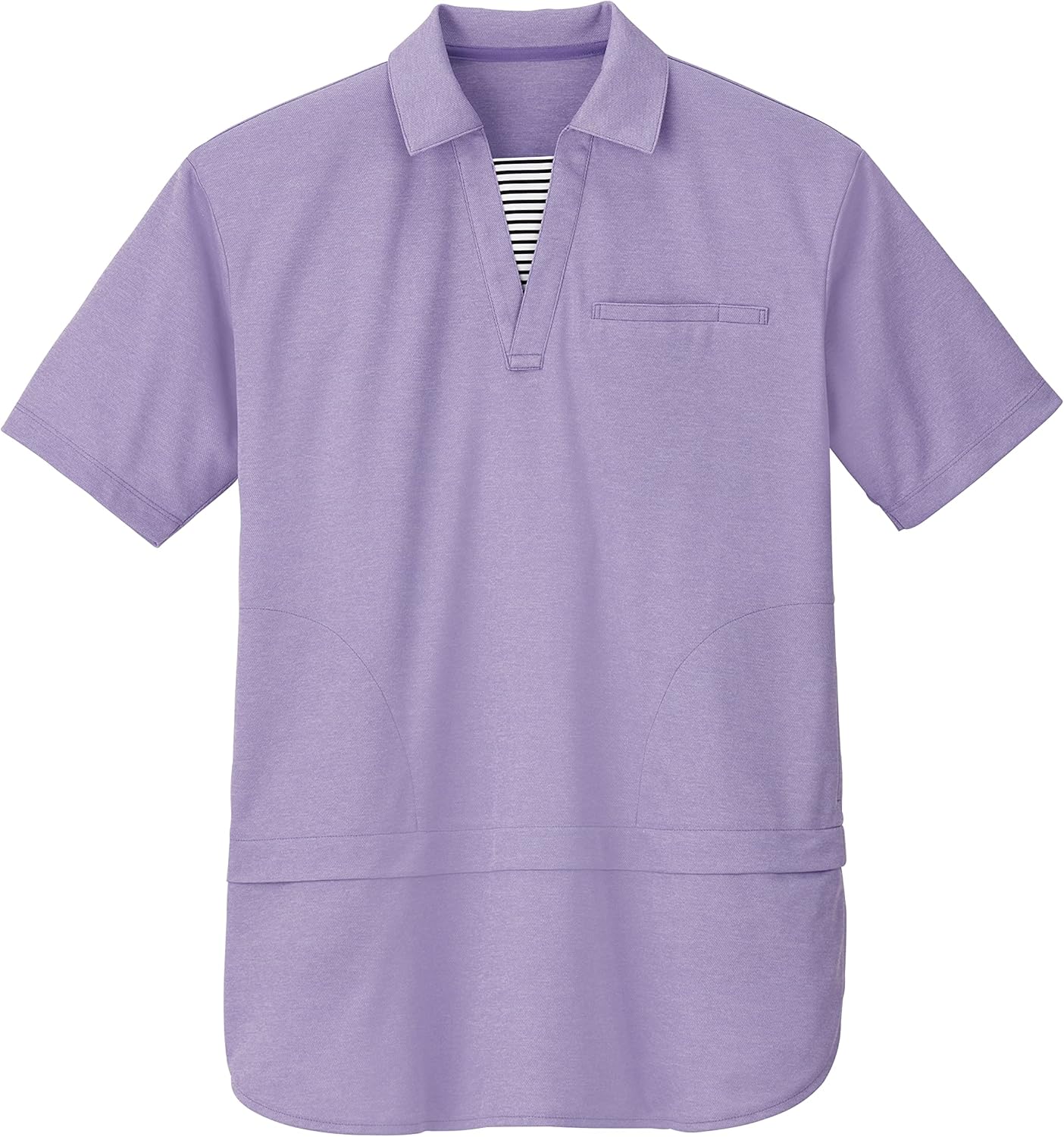 

Футболка-поло с коротким рукавом HEARTGREEN HSP018 HYGGE LIFE, фиолетовый