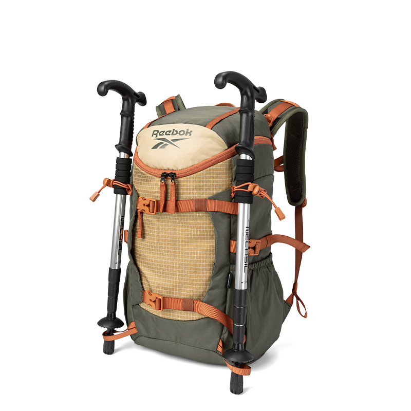 

Reebok Тканевый рюкзак унисекс цвета хаки зелёный/яшма/обсидиан чёрный, Khaki Green