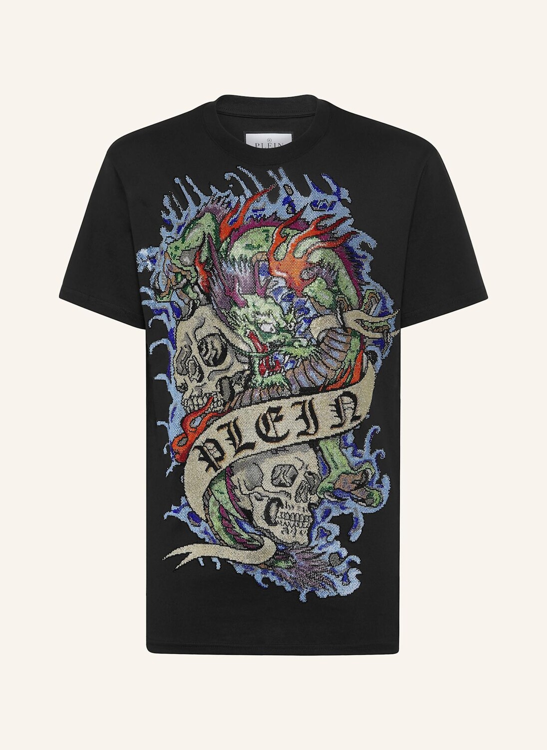 

Футболка тату PHILIPP PLEIN, черный
