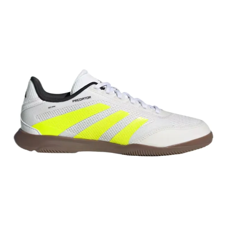 Adidas PREDATOR LEAGUE Детские бутсы Cloud White/Awakening Lemon/Core Black — фото 3