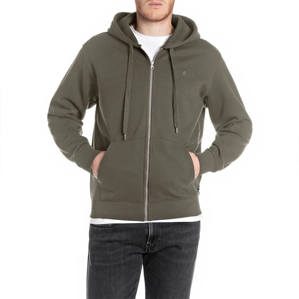 

Толстовка Replay M3105.000.23832 full zip, зеленый