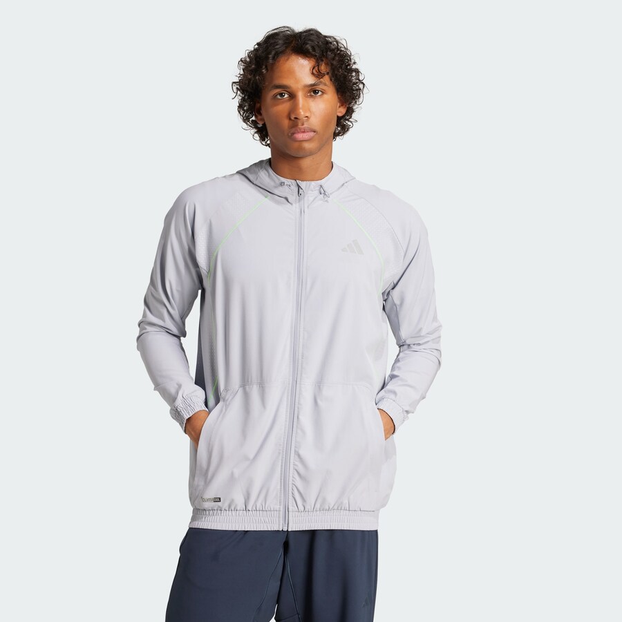 Тренировочная куртка ADIDAS PERFORMANCE Tech Apparel, цвет Silver grey — фото 2
