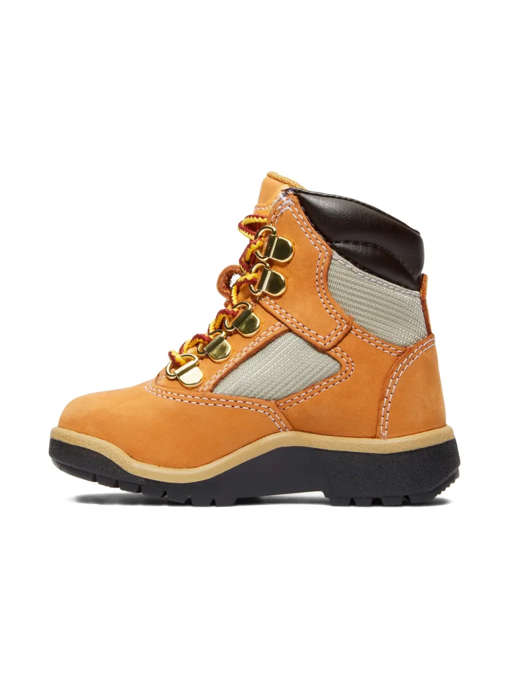Кожаные полевые сапоги Timberland Kids, оранжевый — фото 2
