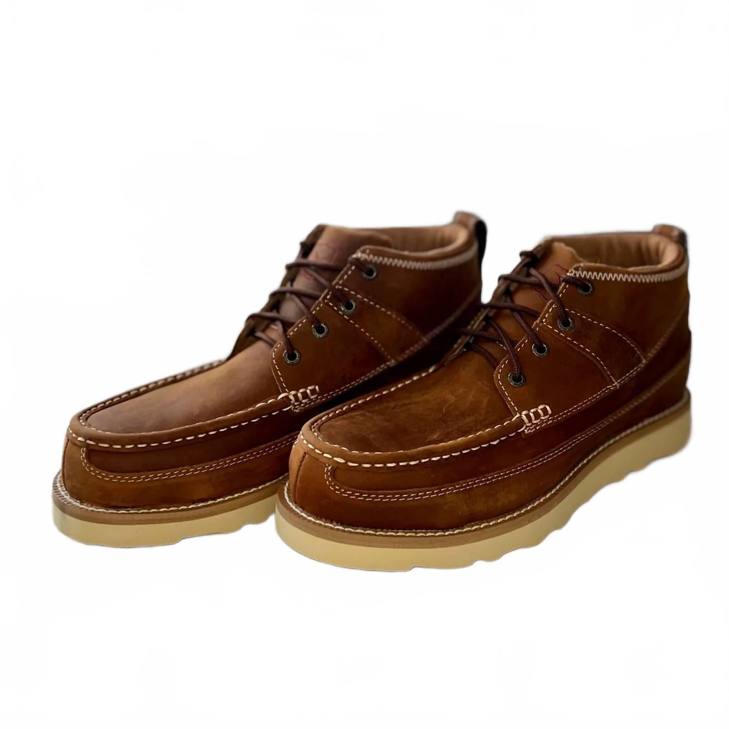 

TWISTED X Мужские ботинки на танкетке, цвет промасленный коричневый