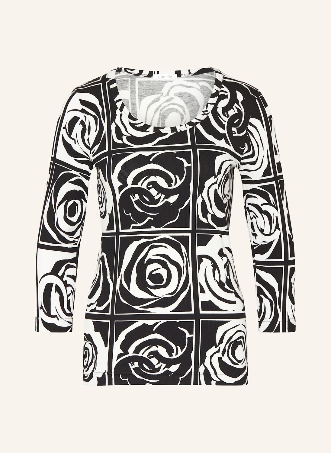 

Рубашка с рукавами 3/4 Efixelle, черный