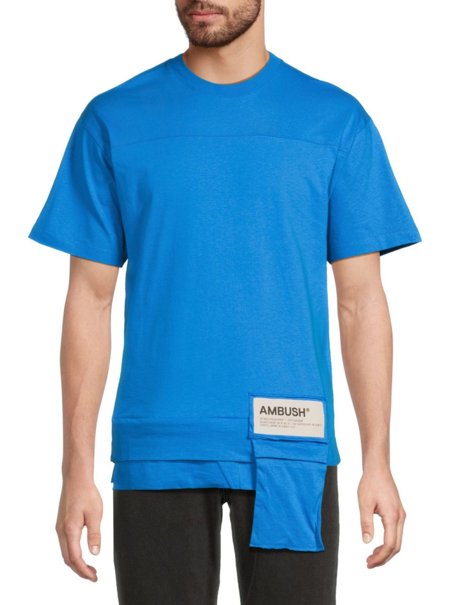 

Футболка с карманом на талии Ambush, синий