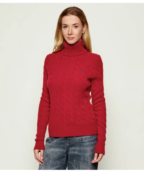 

Шерстяная водолазка Regular fit Polo Ralph Lauren, красный