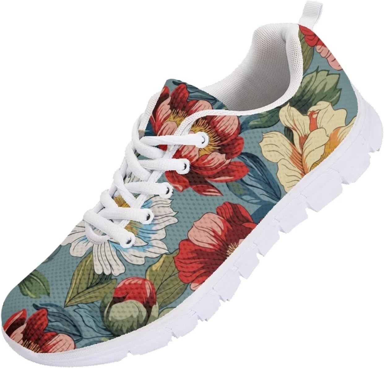 

Кроссовки для бега Funnydude Funny Print для мужчин, нескользящие теннисные туфли, осенние удобные дышащие кроссовки для тренировок, Peony