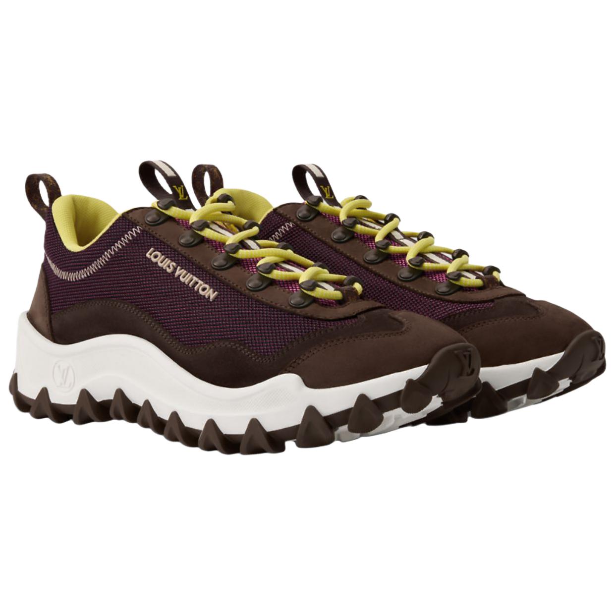 LOUIS VUITTON Женские кроссовки Rush Xplorer Low top Casual Purple — фото 4