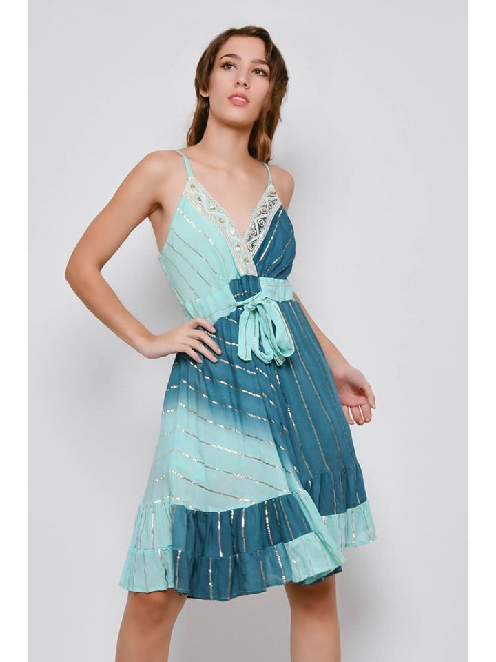 

Длинное платье Tarifa, бирюзовый