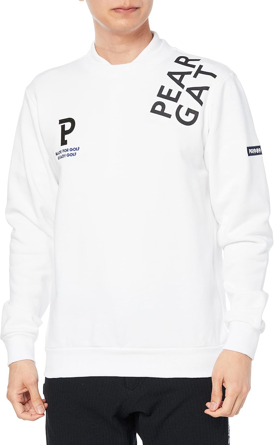 

Мужская толстовка с длинным рукавом и круглым вырезом Parly Gates 053-3162203 (с логотипом бренда/базовый дизайн) / для гольфа Pearly Gates, белый