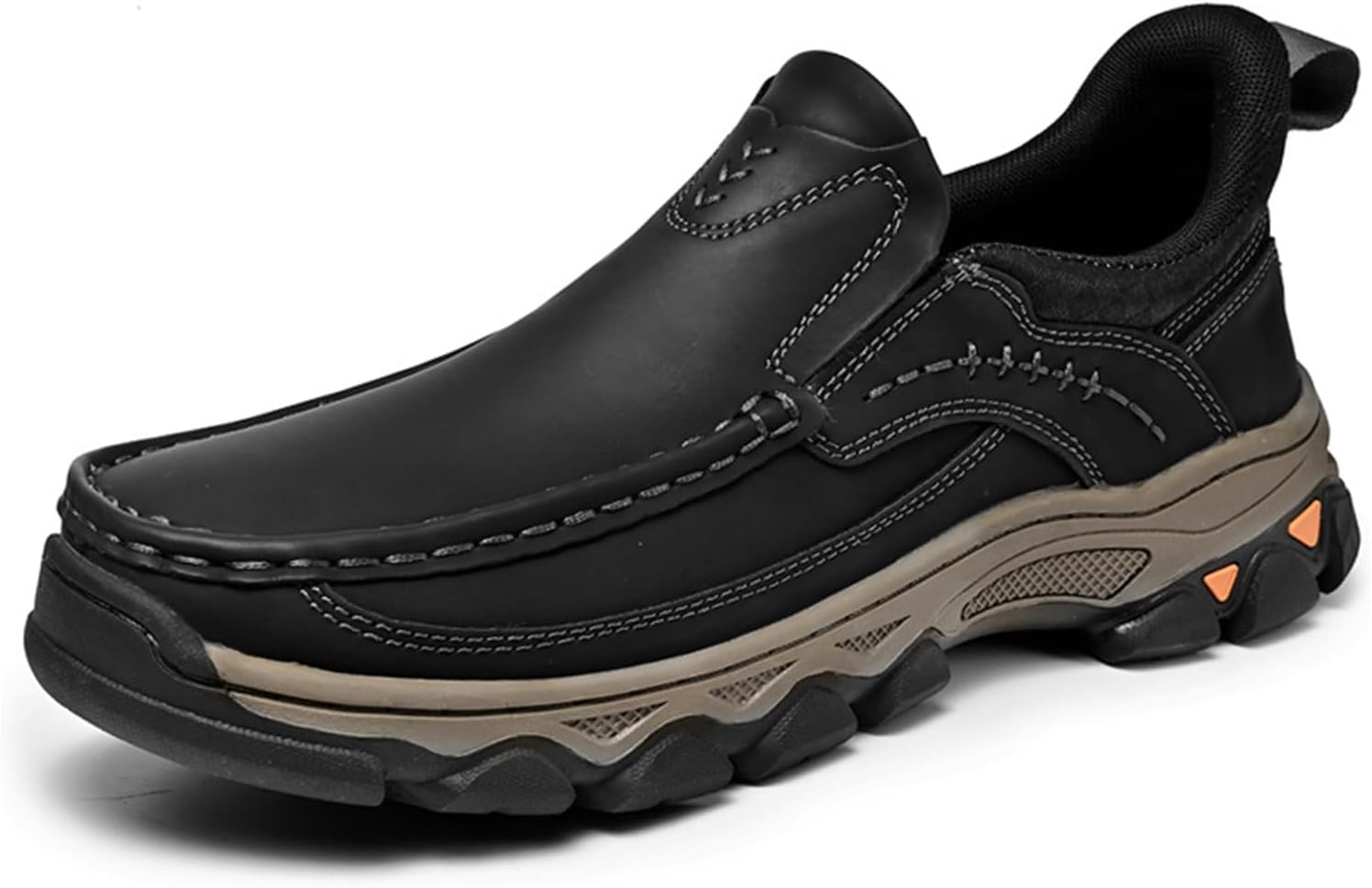 

Мужские повседневные туфлиСлипоны Деловые туфли для мужчин Кроссовки для прогулок Лоферы Generic, черный