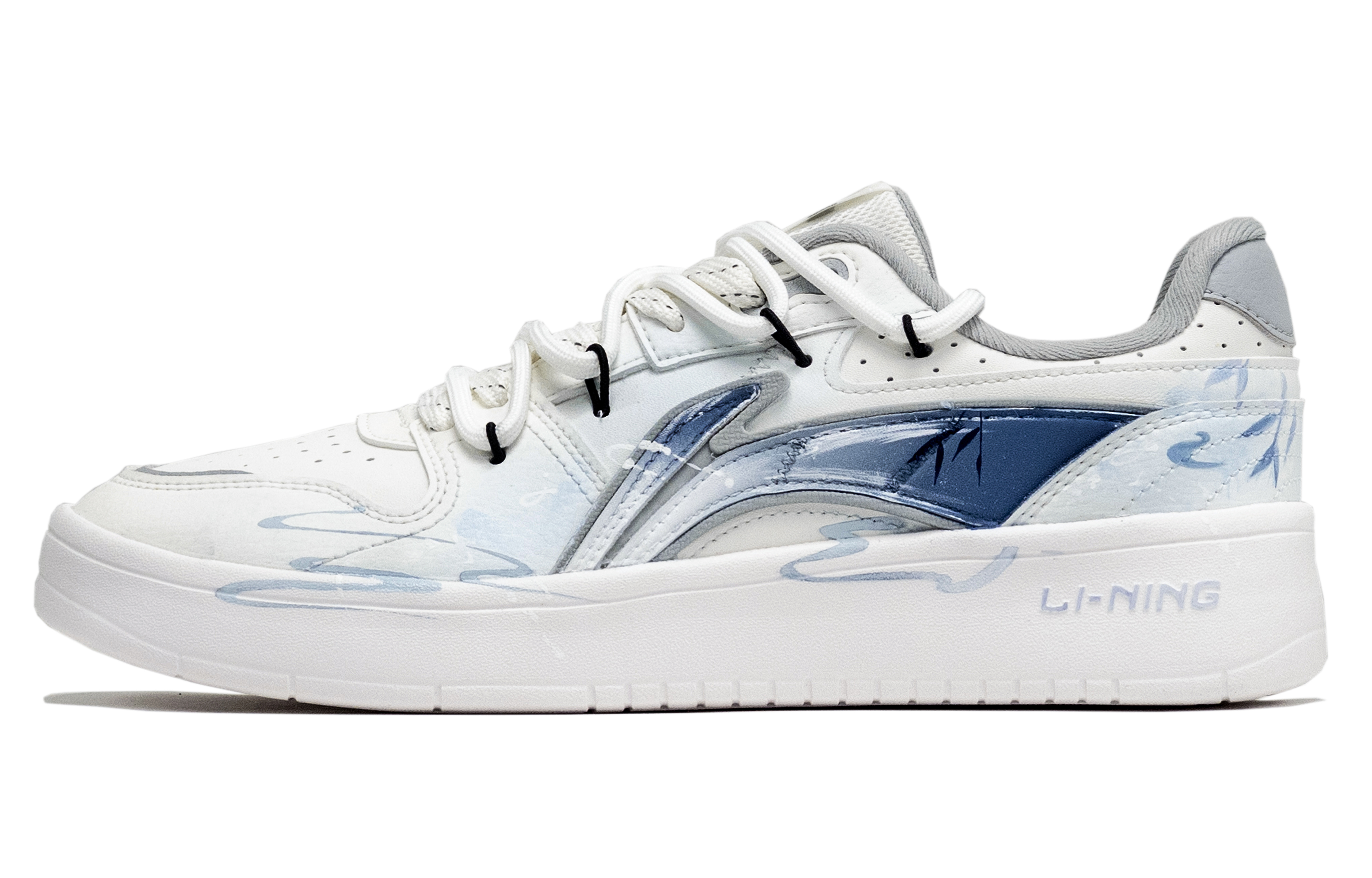 

LINING Кроссовки для скейтбординга Acer Truncatum с низким верхом, амортизирующие, износостойкие, противоскользящие, мужские, белые