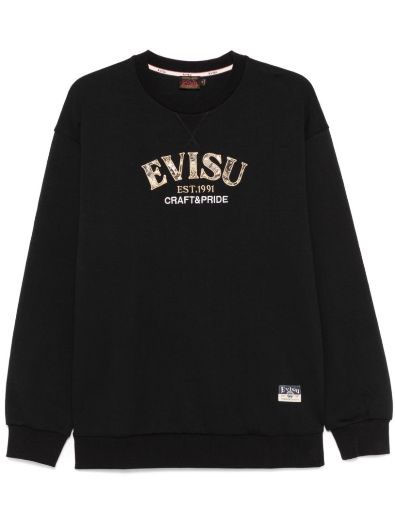 

Толстовка с логотипом EVISU, черный