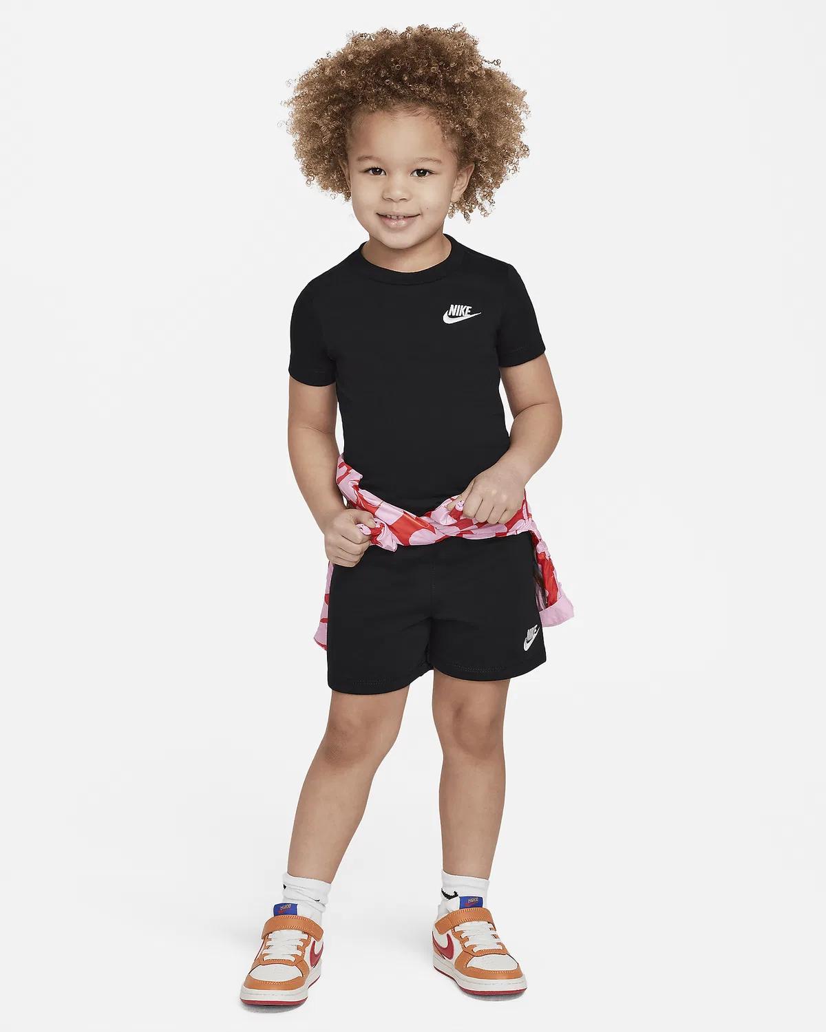 Детский комплект из трикотажных шорт Nike Toddler Club, Black